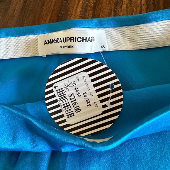 Amanda Uprichard Edie skirt in Sky Blue - Picture 6 of 10